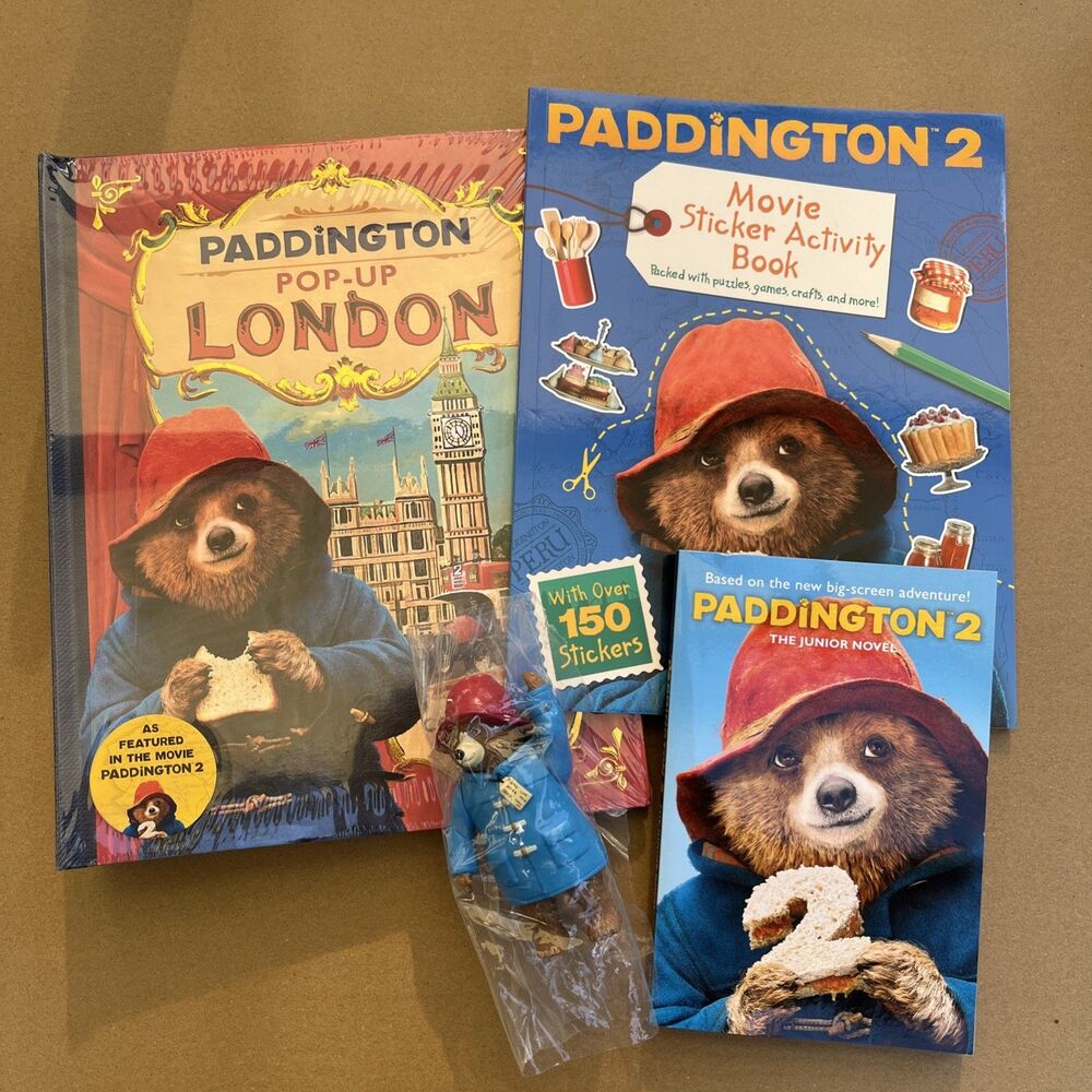 Paddington Pop-Up London Collector's Edition, Sticker Book, Vinyl Figure, Jr Nov
